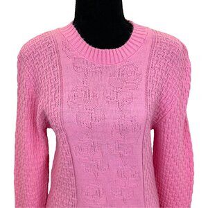 VINTAGE 70s-80s Pink Knit Pullover Sweater